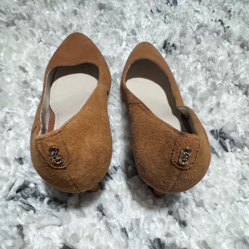 New Cole Haan brown suede pumps.